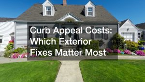 Curb Appeal Costs: Which Exterior Fixes Matter Most