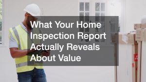 What Your Home Inspection Report Actually Reveals About Value